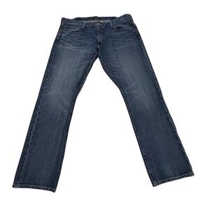 Polo Ralph Lauren Varick Slim Straight Jeans Mens 38x30 Medium Wash Blue Stretch